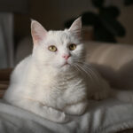 chat blanc